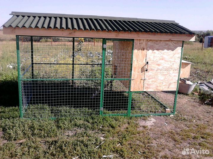 Курятник с утепленным домиком