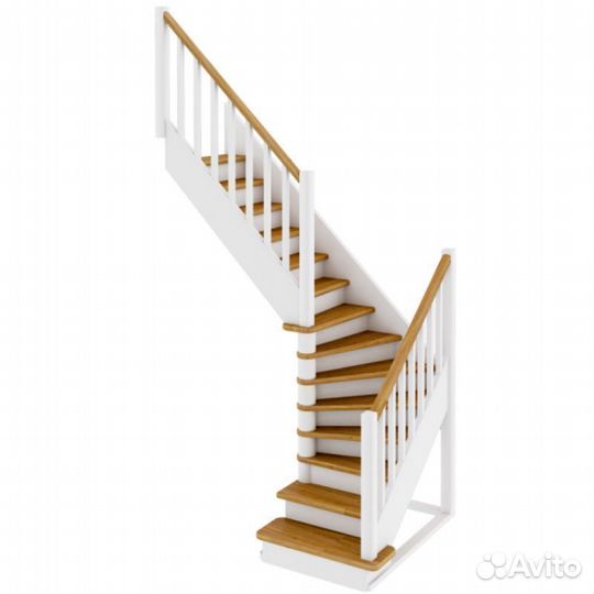 Лестница из сосны под покраску «лс-225м»