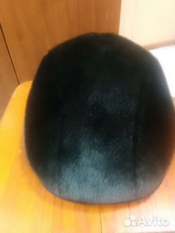 Меховая мужская кепка нерпа р-р59-60