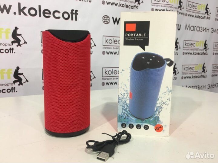 Портативная колонка Bluetooth TG 113 красная