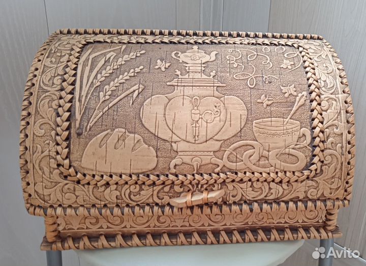 Хлебница из бересты