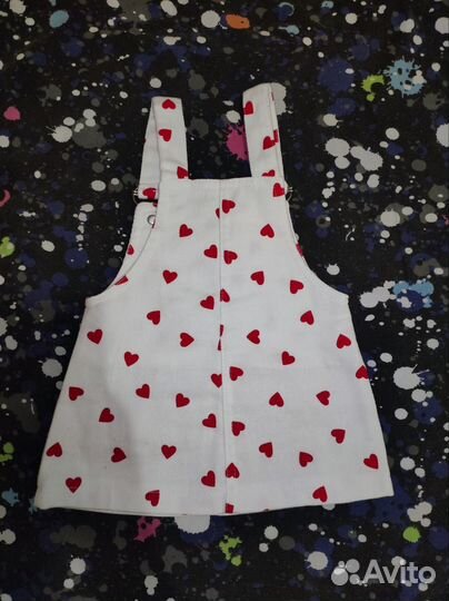 Джинсовый сарафан 74-80