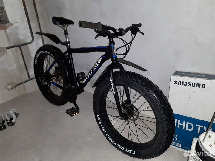 Фэтбайк на 20 дюймов раме, колеса 26х4.8