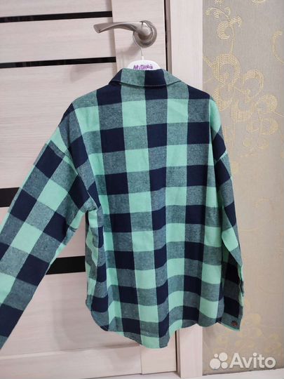 Рубашка в клетку детская
