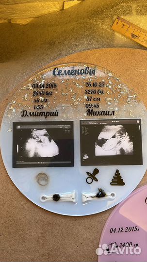 Метрика - мамино сокровище, брелок