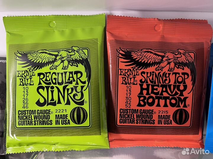 Струны для акустической/электро гитары(Ernie Ball)