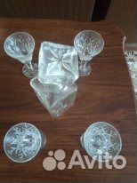 Набор хрустальные штоф+ рюмки