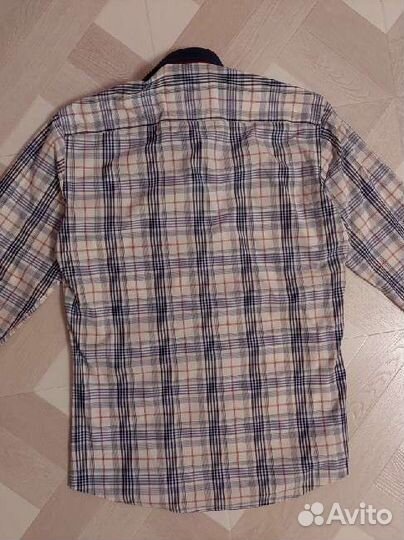 Мужская рубашка в клетку