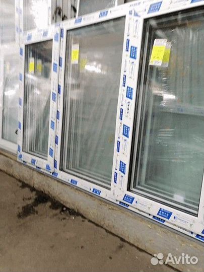 Готовые пластиковые окна 797х1401 мм