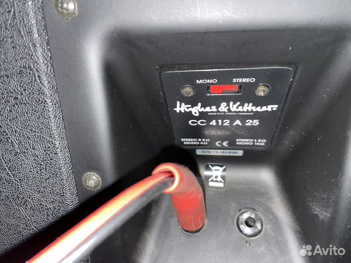 Гитарный кабинет hughes & kettner CC412 V 25 A
