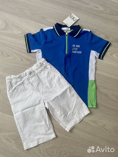 Поло+шорты Zara 128-134