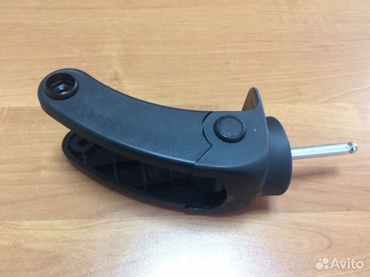 Вилка колеса коляски черная