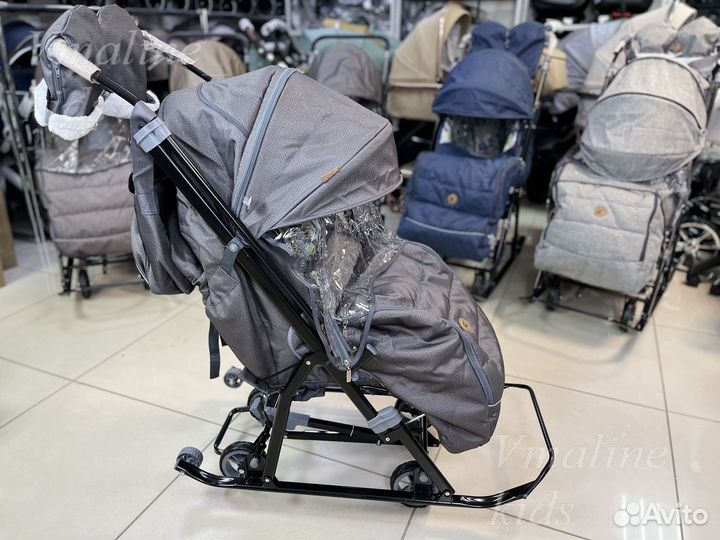 Детские санки коляска