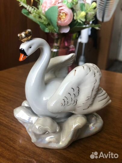 Статуэтка царевна лебедь дулево винтаж