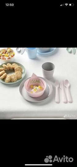 IKEA kalas наборы посуды детской оригинал