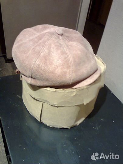 Кепка замшевая
