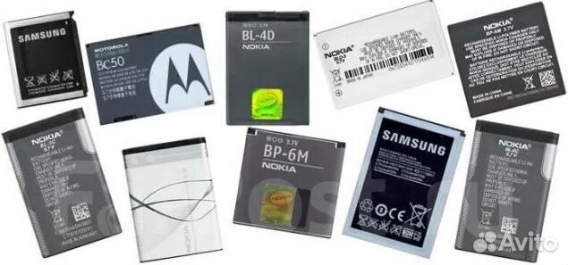 Батареи (акб) для сотовых телефонов Nokia