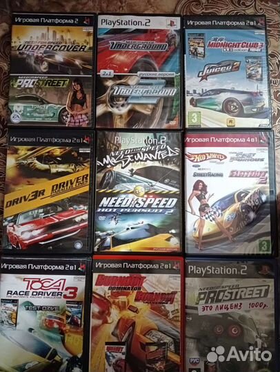 Sony рlaystation 2 ps2 диски