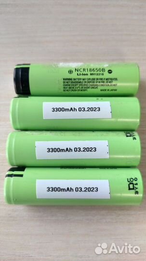 Аккумулятор Li-Ion Panasonic NCR18650B NCR18650A