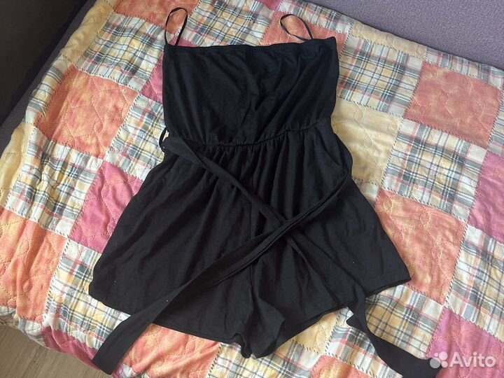 Комбинезон черный Shein без лямок