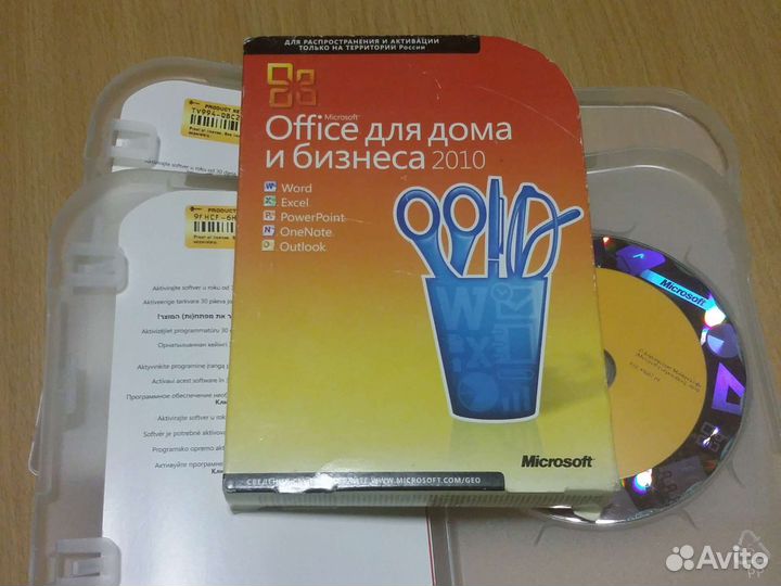 Лицензия microsoft windows xp,7, office 2010