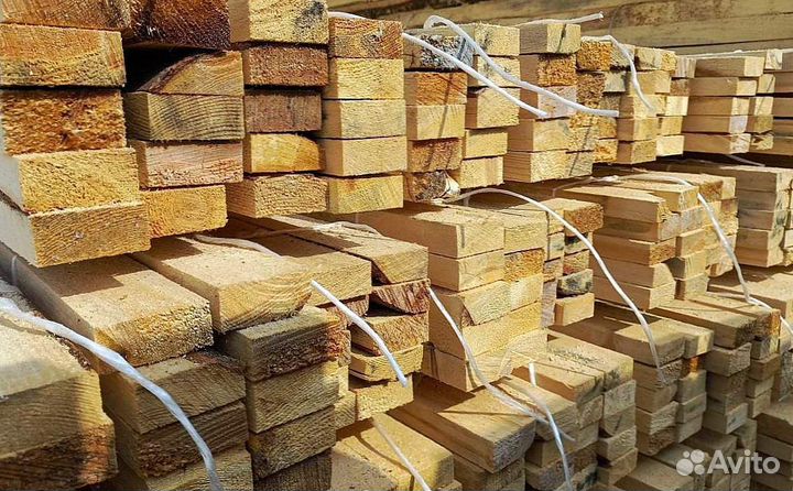 Куб сухой доски 50*100 (6м) нестрог