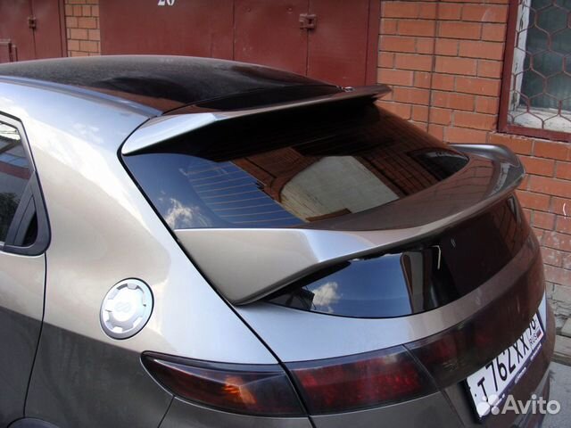 Спойлер козырек верхний Honda Civic 8 5D