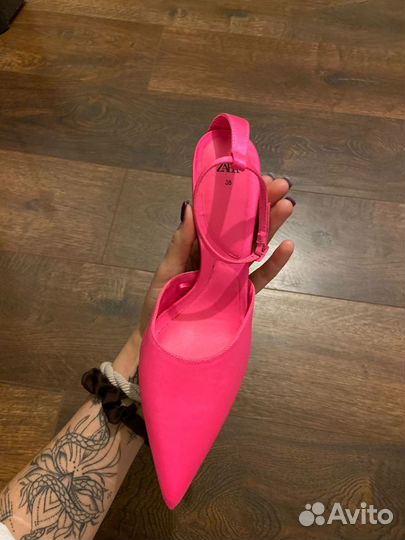 Туфли босоножки zara