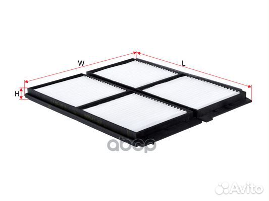 Фильтр салона;mazda demio 1.3 2007 - 2015/ mazd