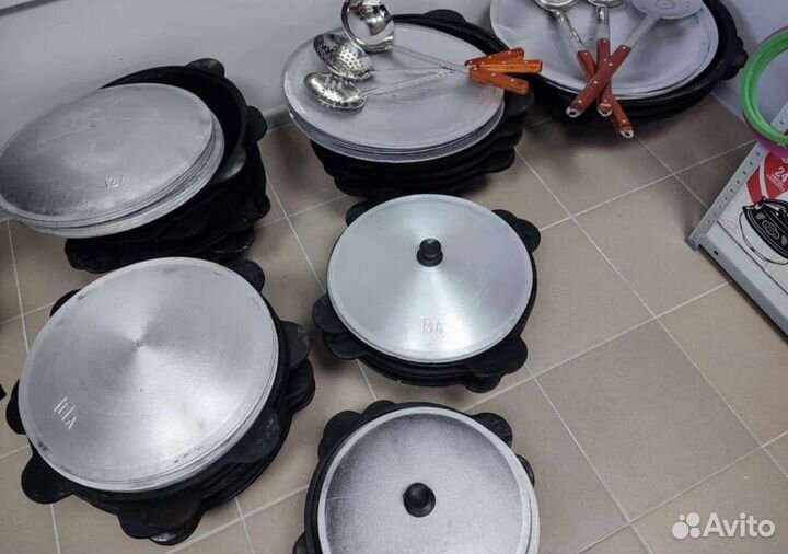 Казан чугунный настоящий 12л