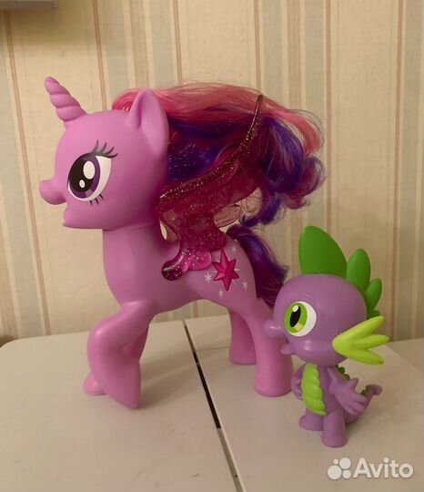 My little pony. Искорка и Спайк