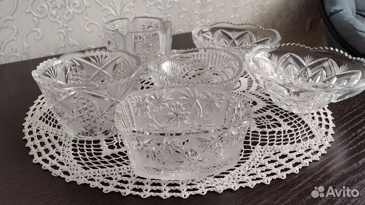 Салатники хрусталь