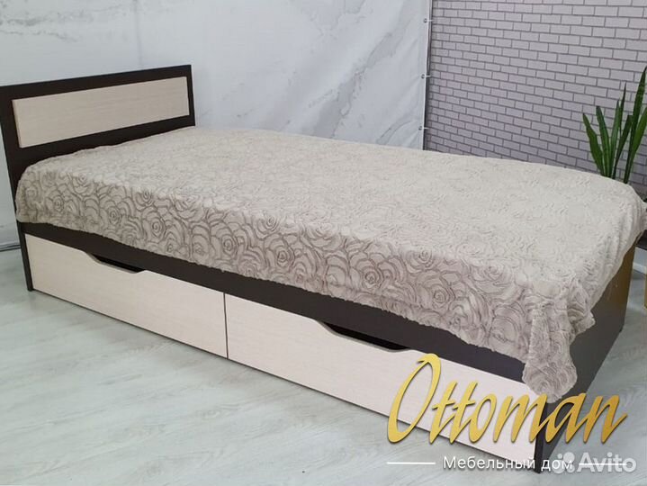 Кровать Гармония с ящиками новая