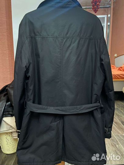 Утеплённый мужской плащ