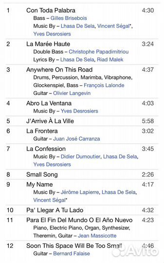 Lhasa - The Living Road CD EU