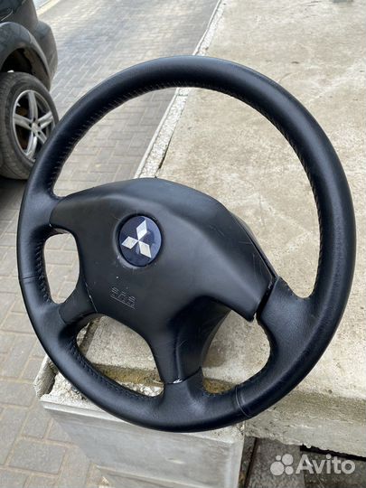 Руль с air bag на Mitsubishi Outlander CU5W