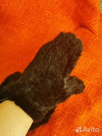 Норковые варежки