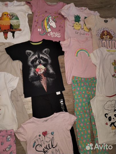 Пакетом летние вещи на р 104-110 4-5 лет 16 шт