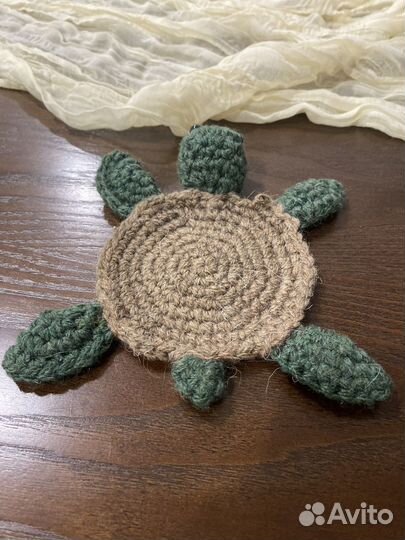 Вязанная подставка для стакана