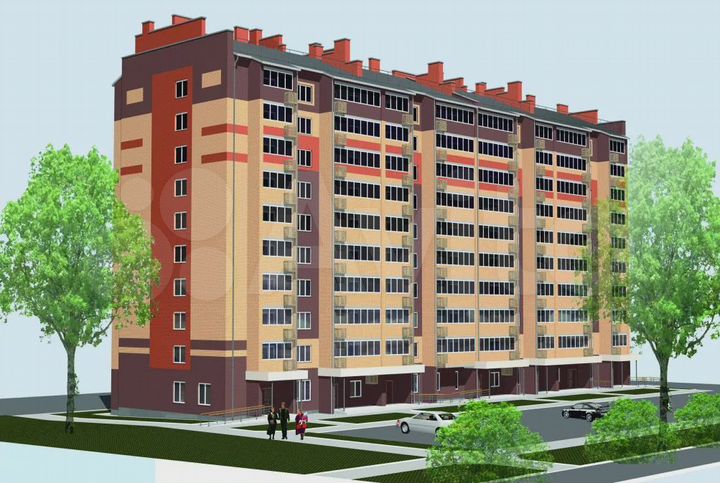 2-к. квартира, 86,8 м², 2/10 эт.