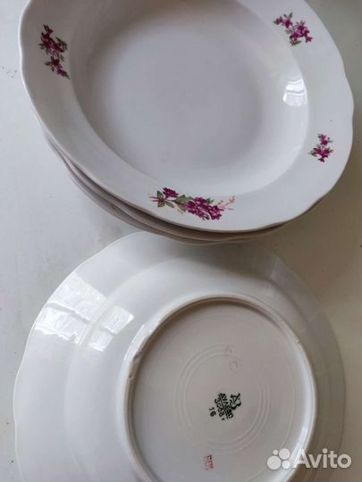 Фарфоровые тарелки СССР