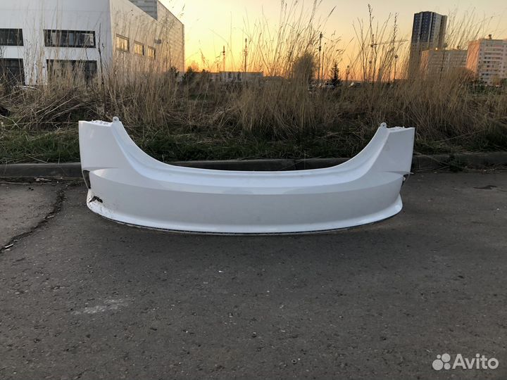 Задний бампер hyundai solaris 2 рестайлинг