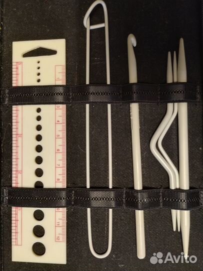 Набор спиц для вязания в чехле на молнии