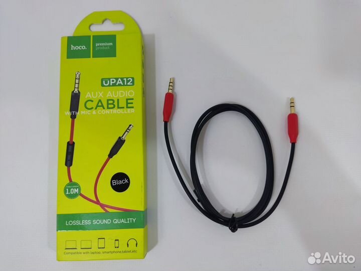 Кабель AUX 3.5mm mini jack для музыки