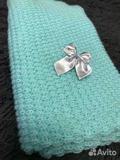 Плед детский вязаный ручная работа