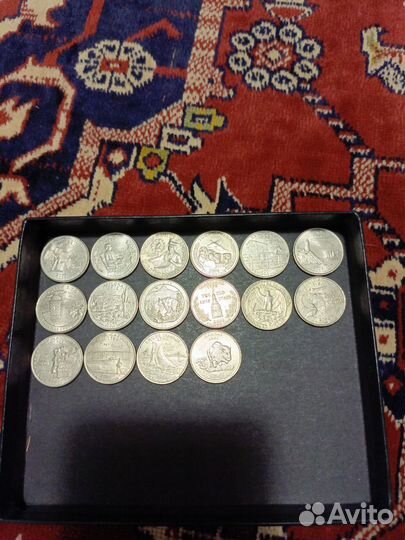 Монеты 25 центов