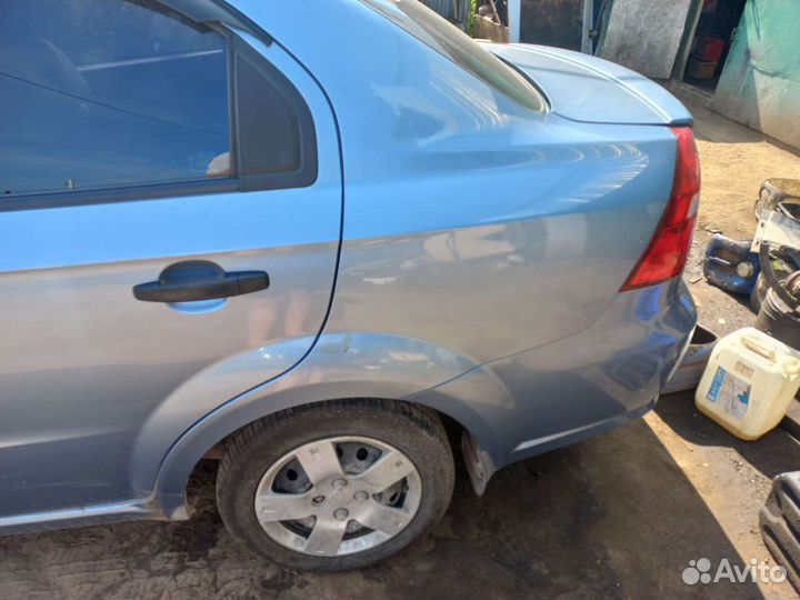 Заднее левое крыло Chevrolet Aveo T250