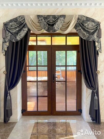 Портьеры, тюли, шторы, занавески от дизайнера