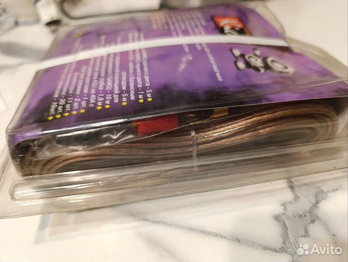 Комплект проводов для 2х канального усилителя