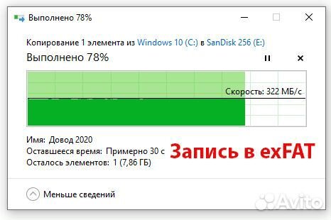 USB флешка 1TB Sandisk Extreme Pro USB 3.2